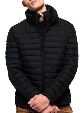 Chaqueta Superdry Double Zip Negro Hombre