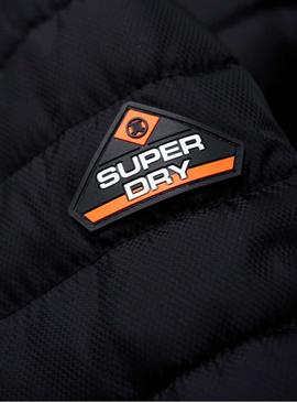 Chaqueta Superdry Double Zip Negro Hombre