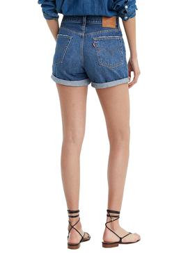 Shorts Levis 501 Sansome Azul Mujer