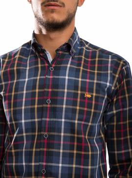 Camisa Klout Cuadros Azul para Hombre