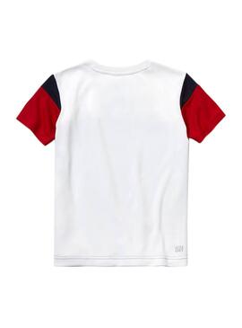 Camiseta Lacoste Color Block Niño