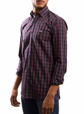 Camisa Klout Tartan Rojo para Hombre