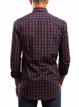 Camisa Klout Tartan Rojo para Hombre