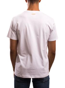 Camiseta Klout Tartan Blanco para Hombre