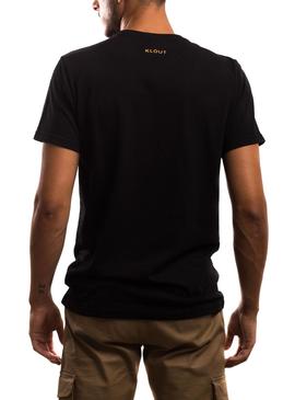 Camiseta Klout Logo Negro para Hombre
