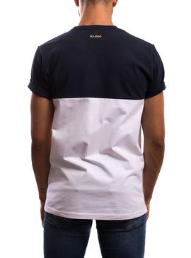 Camiseta Klout Block Azul Marino para Hombre