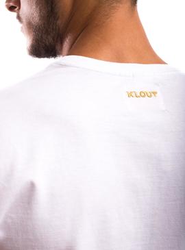 Camiseta Klout Block Blanco para Hombre