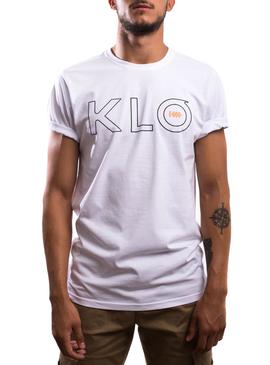 Camiseta Klout Klo Blanco para Hombre