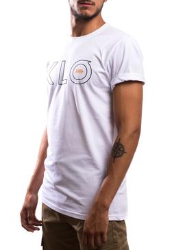 Camiseta Klout Klo Blanco para Hombre