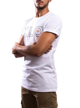 Camiseta Klout Klo Blanco para Hombre