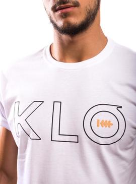 Camiseta Klout Klo Blanco para Hombre