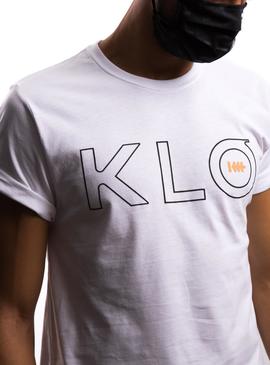 Camiseta Klout Klo Blanco para Hombre