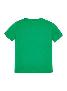 Camiseta Mayoral Chanclas Verde Niño