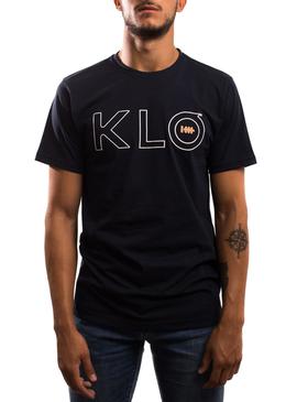 Camiseta Klout Klo Azul Marino para Hombre