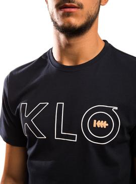 Camiseta Klout Klo Azul Marino para Hombre