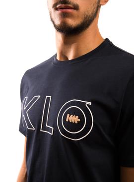 Camiseta Klout Klo Azul Marino para Hombre