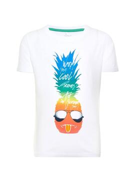 Camiseta Name It Pako Blanco Niño