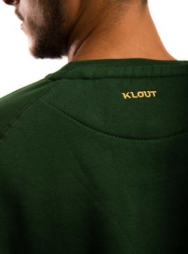 Sudadera Klout Basic Verde para Hombre