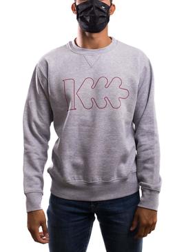 Sudadera Klout Logo Gris para Hombre