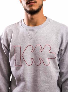 Sudadera Klout Logo Gris para Hombre