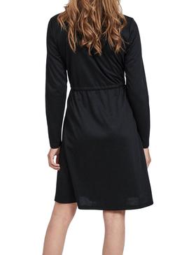 Vestido Vila Juner Negro Mujer