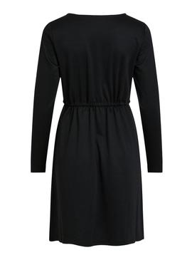 Vestido Vila Juner Negro Mujer