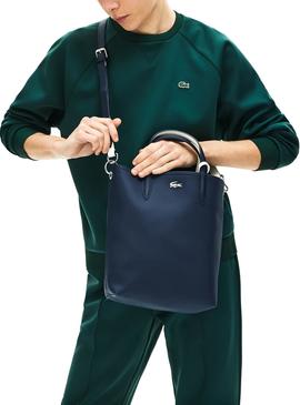 Bolso Lacoste Tote Marino para Mujer