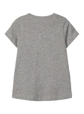 Camiseta Name It Girls Gris Para Niña