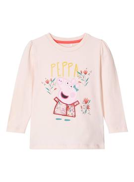 Camiseta Name It Peppa Pig Rosa Niña