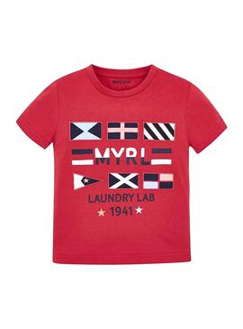 Camisetra Mayoral Flag Rojo Niño