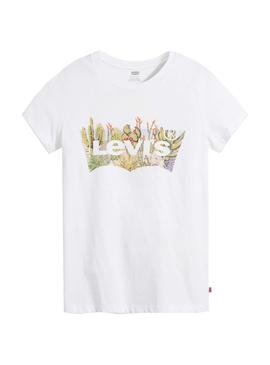 Camiseta Levis Desert Blanco para Mujer