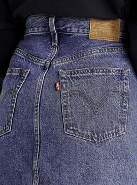 Falda Levis Ribcage Denim para Mujer