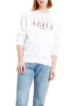 Sudadera Levis Desert Blanco para Hombre