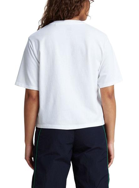 Pantera Repulsión Marinero Camiseta Levis Snoopy Torch Boxy Blanco Para Mujer