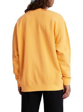 Camiseta Levis Snoopy Amarilla Unbasic Para Mujer