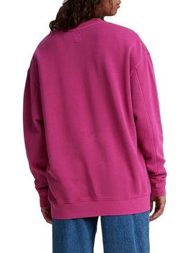 Sudadera Levis Snoopy Unbasic Rosa Para Mujer