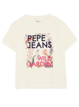 Camiseta Pepe Jeans Addison Blanco para Mujer
