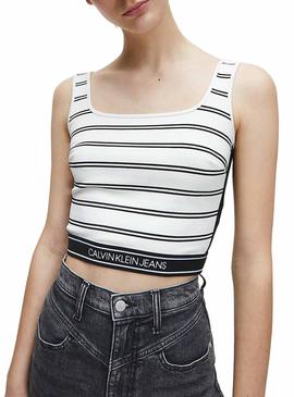 Top Calvin Klein Jeans Punto Milano Stripe Mujer