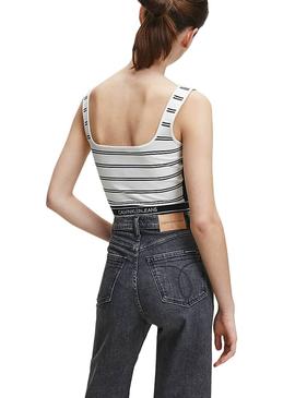 Top Calvin Klein Jeans Punto Milano Stripe Mujer