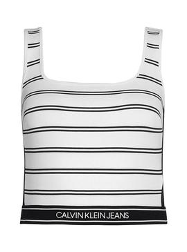 Top Calvin Klein Jeans Punto Milano Stripe Mujer