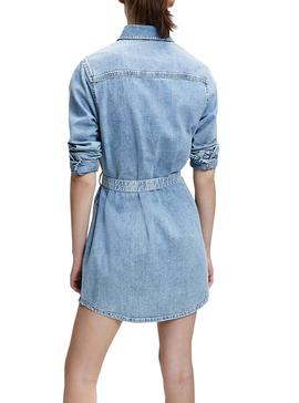 Vestido Calvin Klein Jeans Denim Belt Para Mujer
