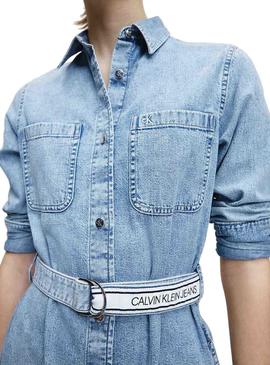 Vestido Calvin Klein Jeans Denim Belt Para Mujer