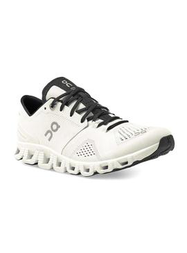 Zapatillas On Running Cloux X White Black Mujer