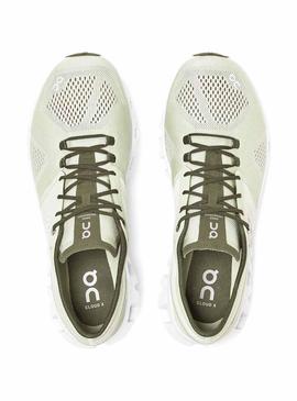 Zapatillas On Running Cloud X Aloe White Hombre