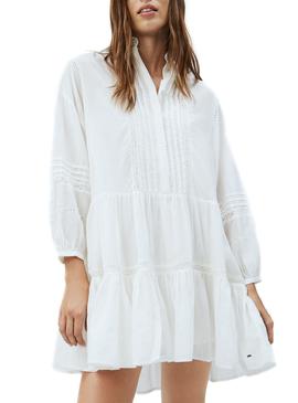 Vestido Pepe Jeans Amada Blanco para Mujer