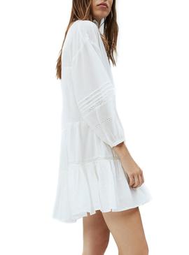 Vestido Pepe Jeans Amada Blanco para Mujer