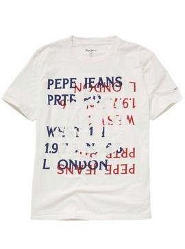 Camiseta Pepe Jeans Harold Blanco para Hombre
