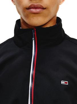 Chaqueta Tommy Jeans Essential Negro para Hombre