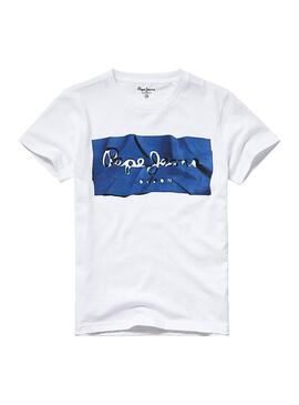 Camiseta Pepe Jeans Raury Azul Niño