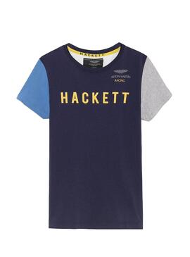 Camiseta Hackett AMR Marino
